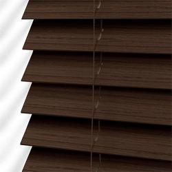 Faux Wood Blinds - Ready Made - 1000WX1200H Mahogany