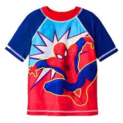 Marvel Spiderman Little Boys' Toddler Rashguard 3T