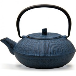 Cast Iron Tetsubin Teapot 850ML Blue - 1KGS