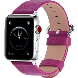 15 Colors For Apple Watch Bands 42MM Fullmosa Yan Calf Leather Replacement Band strap With Stainless Steel Clasp For Iwatch Series 0 1 2 3