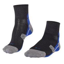 Falke Silver Lite Run Size 4-6 Black Anklet Socks