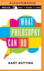 What Philosophy Can Do Mp3 Format Cd