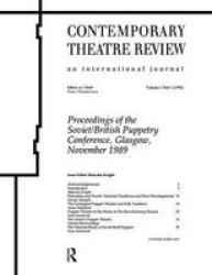 Process Of The Soviet british - Conference On Soviet-british Puppet Theatre : Selected Papers Hardcover