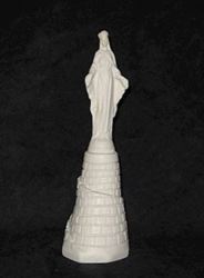 39CM Our Lady Of Lebanon Marble Statue - Medium