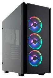 Corsair Obsidian Series 500D Rgb Se Premium Mid-tower Case 3 Rgb Fans Smoked Tempered Glass Aluminum Trim Integrated Commander Pro Fan And Lighting Controller CC-9011139-WW