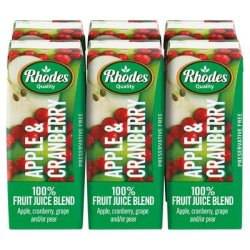 Rhodes Apple & Cucumber Fruit Juice 200M