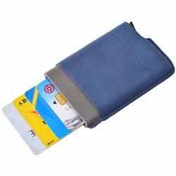 Mad Man By Mad Style Card Blocker Rfid Auto Wallet Mens Card Carrier Navy
