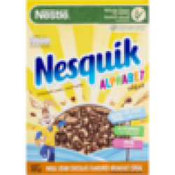 Nesquik Whole Grain Chocolate Alphabet Cereal 325G