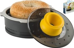 Trudeau Bagel Slicing Guide With Adjustable Thickness