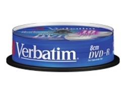 Verbatim 43573 Photo Printable Media 8cm Mini DVD-R 10 Pack