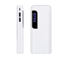 10 000MAH Power Bank With Bright LED Lamp - Blue