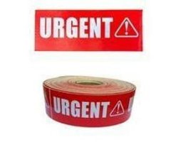 Urgent Roll Label 115MM X 45MM 10000 Self Adhesive Labels.