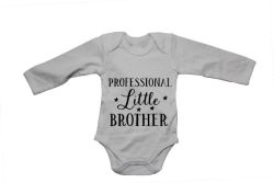 Professional Little Brother - Ls - Baby Grow
