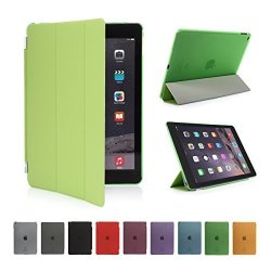 Ipad Air 2 Cover Symbollife Ultra Thin Smart Cover With Auto Sleep wake Function For Apple Ipad Air 2 + Screen Protector + Cleaning Cloth + Stylus Green