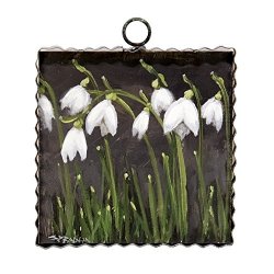 The Round Top Collection - Gallery Lilly Of The Valley Sign metal & Wood