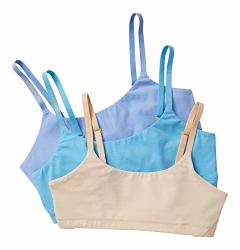 Yellowberry Pipit Bra - Best First Training Bra For Girls Summer Sky Bundle Pack Of 3