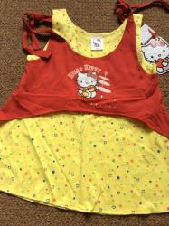 Original Brand New Hello Kitty Cotton Top Size 7-8 Years Old