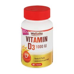 Vitamin D3 1000IU 60 Capsules