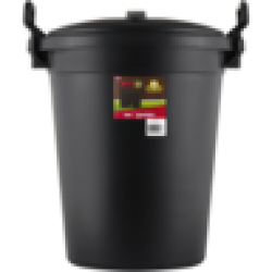Black Garbage Bin 70L
