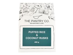 Puffed Rice & Coconut Rusks 400G