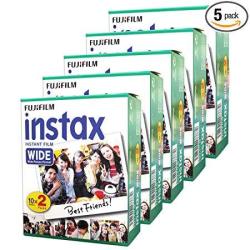 FujiFilm Instax Wide Instant Films For Fuji Instax Wide 210 200 100 300 Pack Of 5