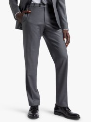 Men&apos S Collezione Grey Wool Suit Trouser