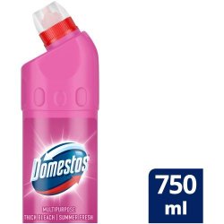 Domestos Multipurpose Stain Removal Thick Bleach Cleaner Summer 750ML