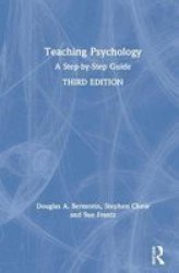 Teaching Psychology - A Step-by-step Guide Hardcover 3 New Edition
