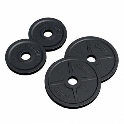 Olympic Cast Iron 30KG Weight Plate Set 50 51 Mm - 2X 5KG 2X 10KG
