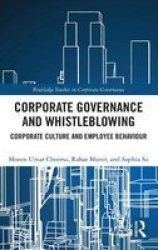 Corporate Governance And Whistleblowing - Corporate Culture And Employee Behaviour Hardcover