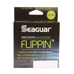 Seaguar 25FLF100 Flippin' Fluoro Freshwater Fluorocarbon LINE.017" Diameter 25 Lb Tested 100 Yd Clear