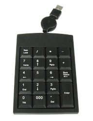 USB 19 Keys Numeric Number Keypad Keyboard For Laptop