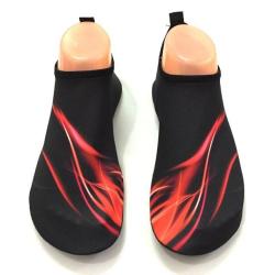 Unisex Summer Skin Waterproof Socks - Red 2XL