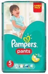 Pampers Active Baby Nappy Pants Size 5 Jumbo Pack of 48