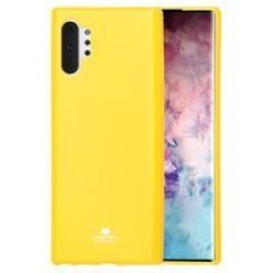 Goospery Jelly Cover Galaxy Note 10 Plus Mustard