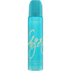 Yardley Gorgeous Perfume Body Spray In Paradise 90ML