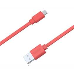 Romoss USB to Micro USB 1m Flat Cable Red