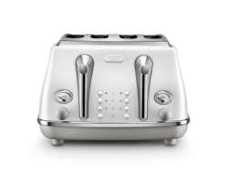Delonghi Icona Captitals Toaster 4S Sydney White