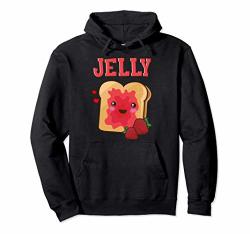 Couples Peanut Butter And Jelly Designs Pullover Hoodie