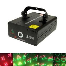 2-COLOR Multifunction Disco Dj Club Stage Light With Sound Active Function LB-SA8
