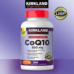 Kirkland Signature Expect More COQ10 300 Mg 100 Softgels