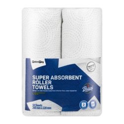 Roller Towel White 2 Pack