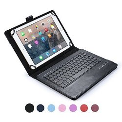 Asus Vivotab Keyboard Case Cooper Infinite Executive 2-IN-1 Wireless Bluetooth Keyboard Magnetic Leather Travel Cases Cover Holder Folio Portfolio + Stand Asus Vivotab Black