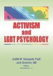 Activism And Lgbt Psychology Hardcover