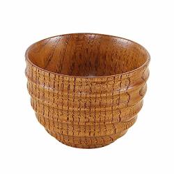 Dennzar Nordic Handmade Cup Finnish Portable Wooden Outdoor Camping Drinking Cup Coffee Mug Natural Solid Wood Tea Cup B