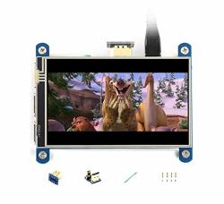 Xygstudy Raspberry Pi 4 Inch Resistive Touch Screen Ips Lcd Type H Display Monitor HDMI Interface Audio Output Resolution 480X800 For Pi 4 3