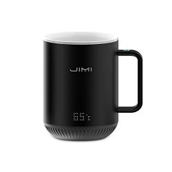 The Smartshow Smart Temperature Control Ceramic Mug Warmer For Home office coffee tea milk juice Best Gift Idea Remote Interaction Touch Tech&led Display