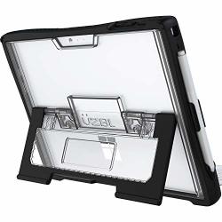 Uzbl Microsoft Surface Pro 7 2019 Surface Pro 6 Case With Built-in Collapsible Stand And Reinforced Tpu Edges