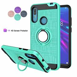 Compatible For Huawei Y6 2019 Phone Case Y6 Pro 2019 Honor 8A Case Ldstars HD Screen Protector Tpu & PC Heavy Duty Shockproof Protective Cover