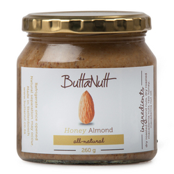 Buttanutt Honey Almond Nut Butter 260g